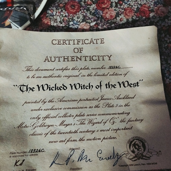 🌪️ Limited Edition Vintage Wizard of Oz Plate 🌪️ - Picture 6 of 7